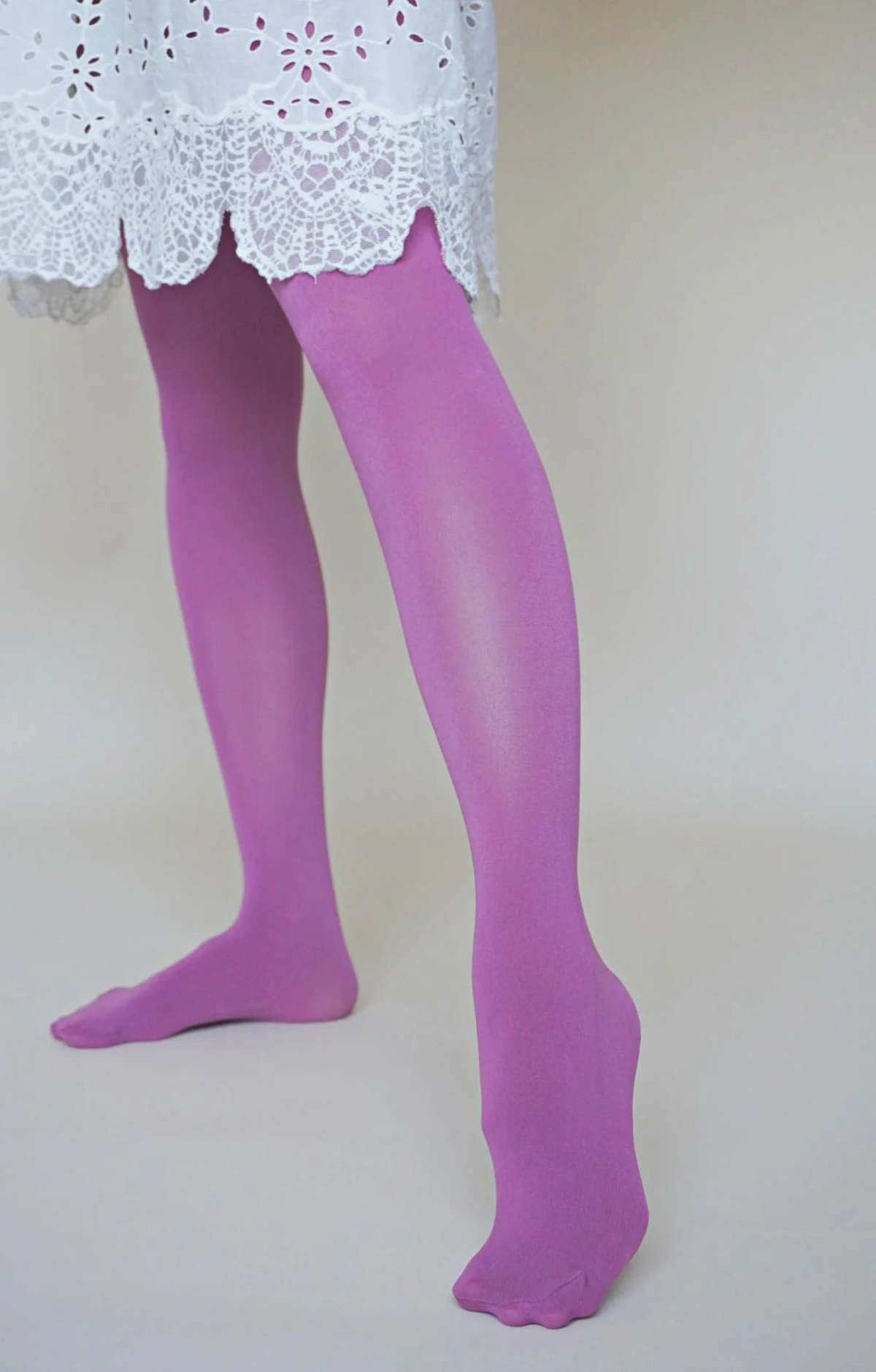 Tabbisocks Antique Rose Tights - Antique Rose - Image 1 of 1