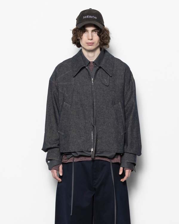 Nullus Cropped Shooting Jacket