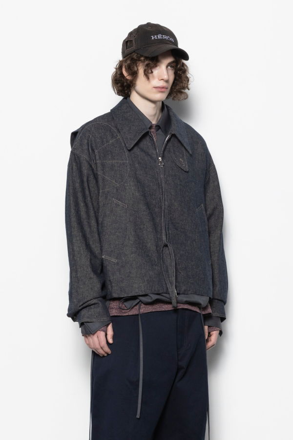 Nullus Cropped Shooting Jacket