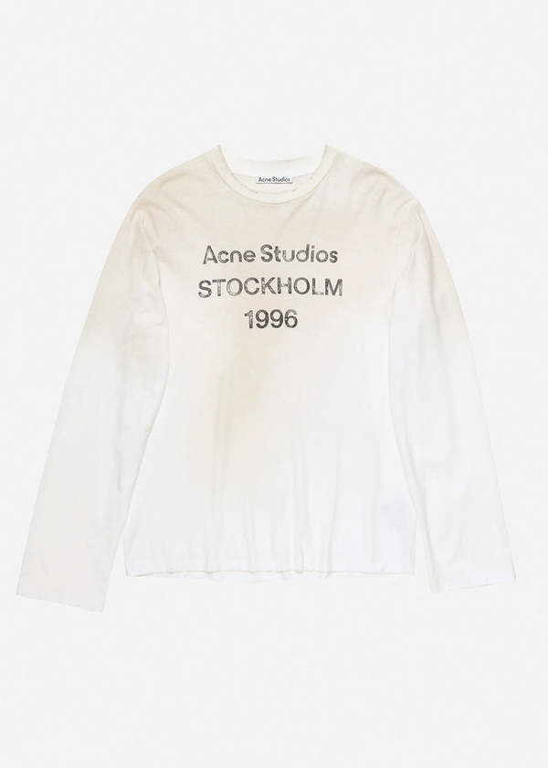 Acne Studios 1996 Long Sleeve Tee - Dusty White