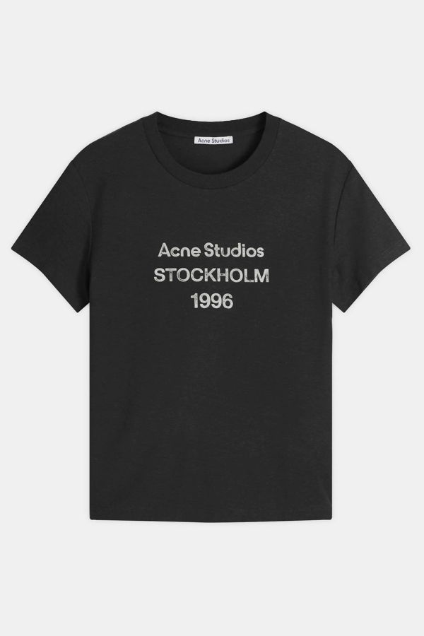 Acne Studios 1996 Regular Fit Tee - Faded Black