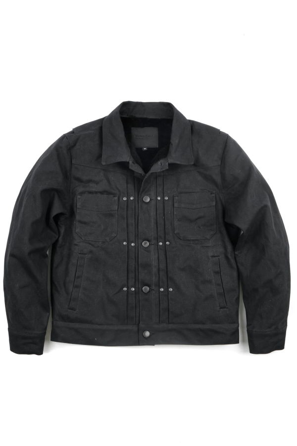 Freenote Cloth Riders Heavy Canvas Jacket - Black