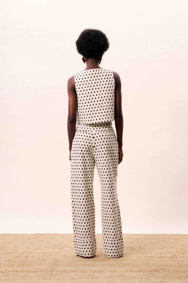 FRNCH Isolde Cream Pants