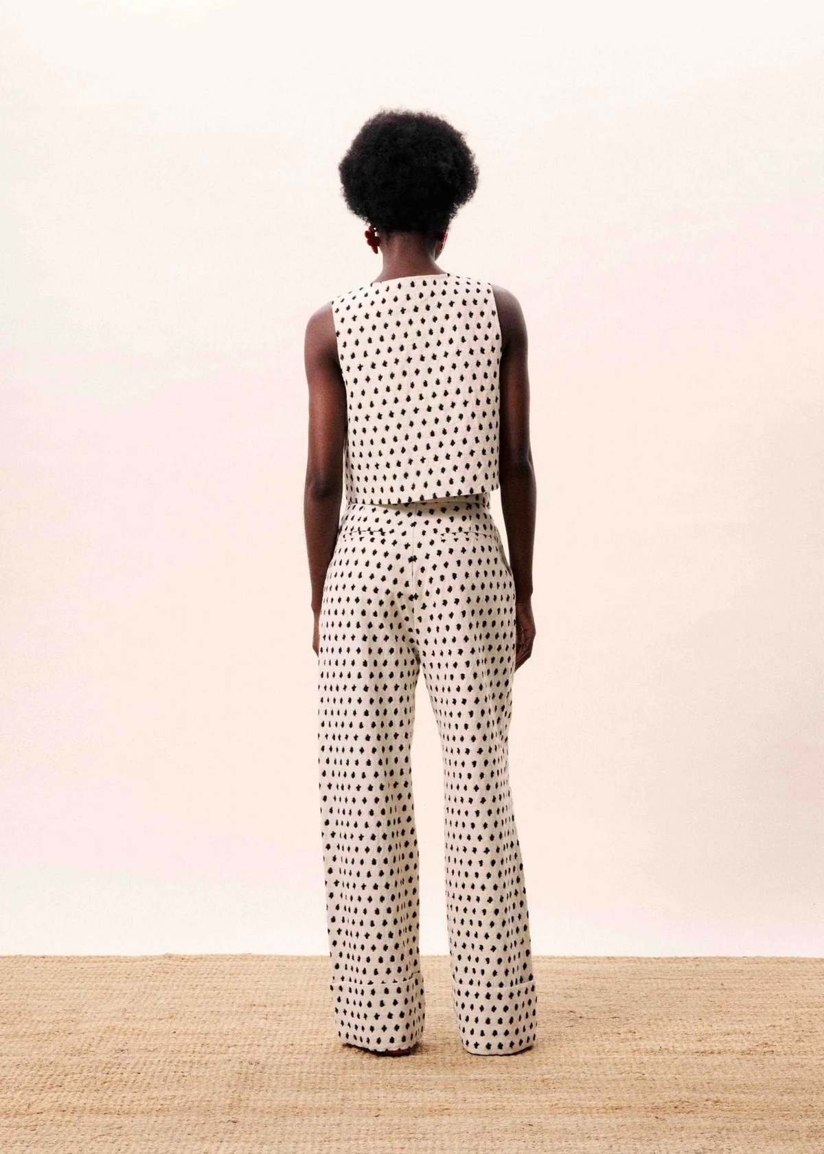 FRNCH Isolde Cream Pants - Image 2 of 3