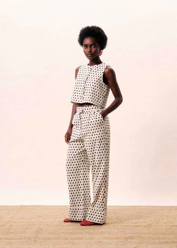 FRNCH Isolde Cream Pants