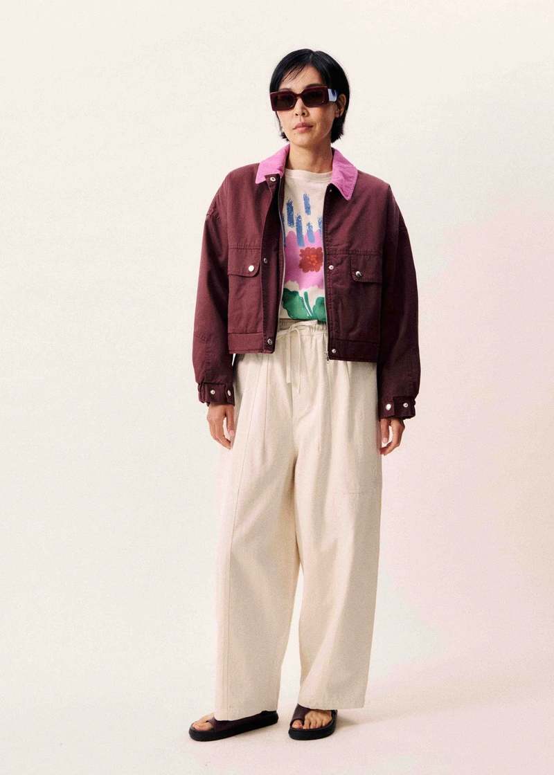 FRNCH Tigressa Bordeaux Jacket