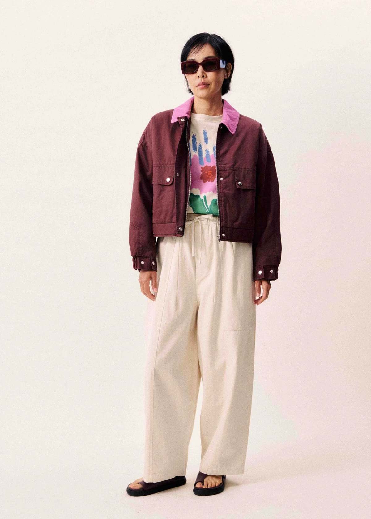 FRNCH Tigressa Bordeaux Jacket - Image 4 of 6