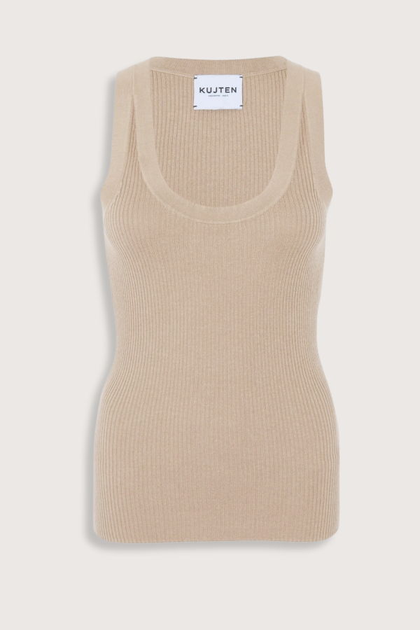 Kujten Nael Silk Cashmere Tank - Organic