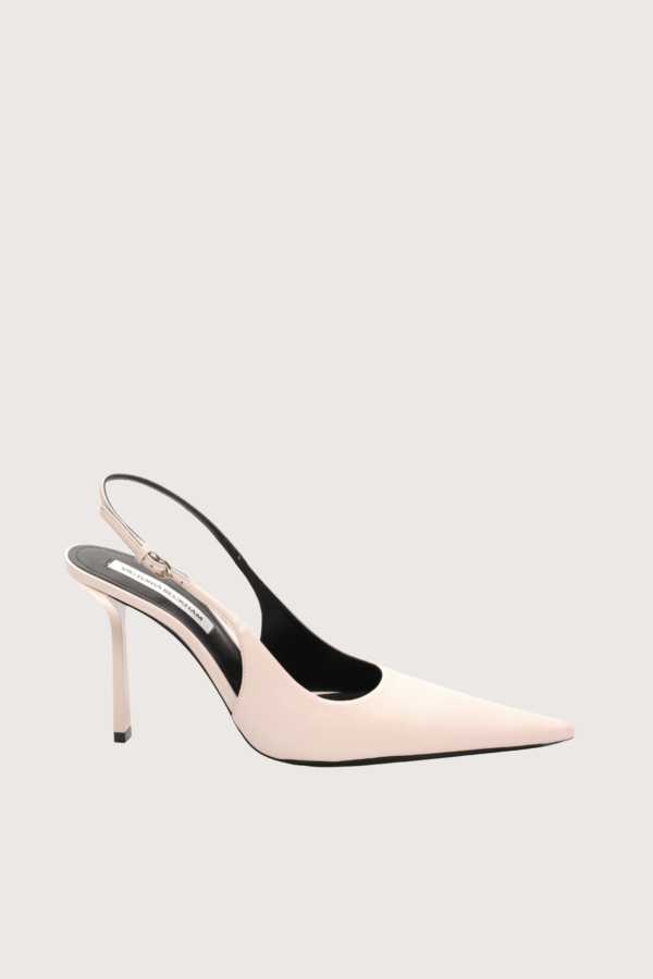 Victoria Beckham Victoria 100mm Slingback Heels - Pale Rose