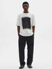 MHL by Margaret Howell Block Print T-Shirt - Thumbnail 3