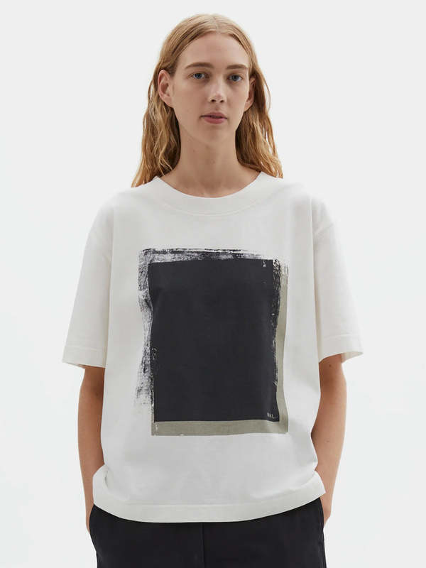 MHL by Margaret Howell Block Print T-Shirt - Off White