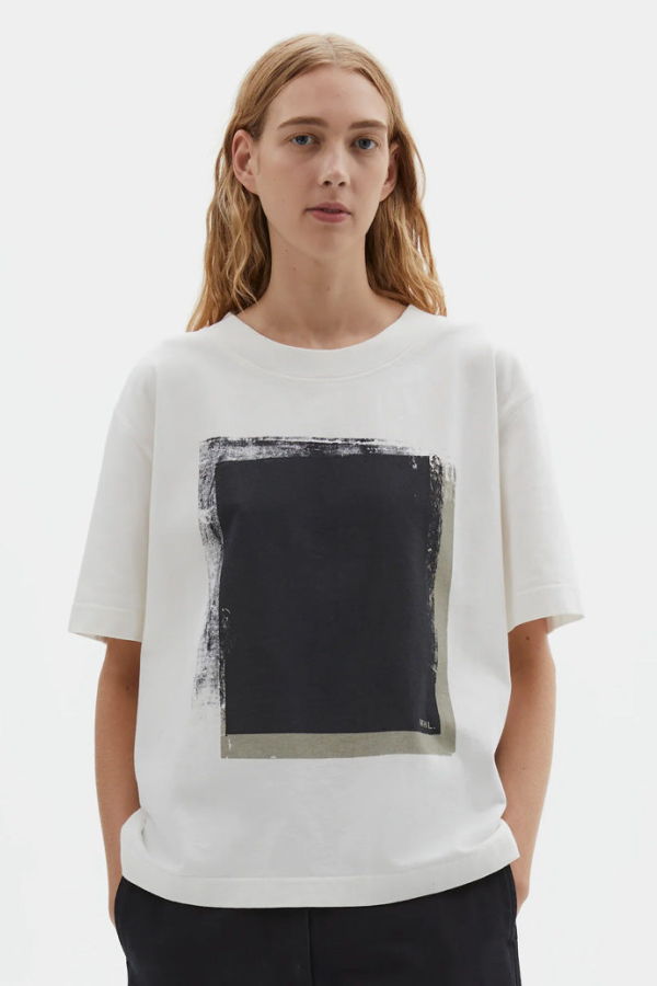 MHL by Margaret Howell Block Print T-Shirt - Off White