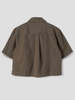 MHL by Margaret Howell Cropped Uniform Shirt - Umber - Thumbnail 5