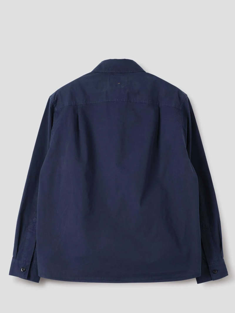 MHL by Margaret Howell Overall Shirt in Cotton Twill - Midnight