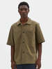 MHL by Margaret Howell PJ Shirt in Dry Cotton Moss - Thumbnail 1