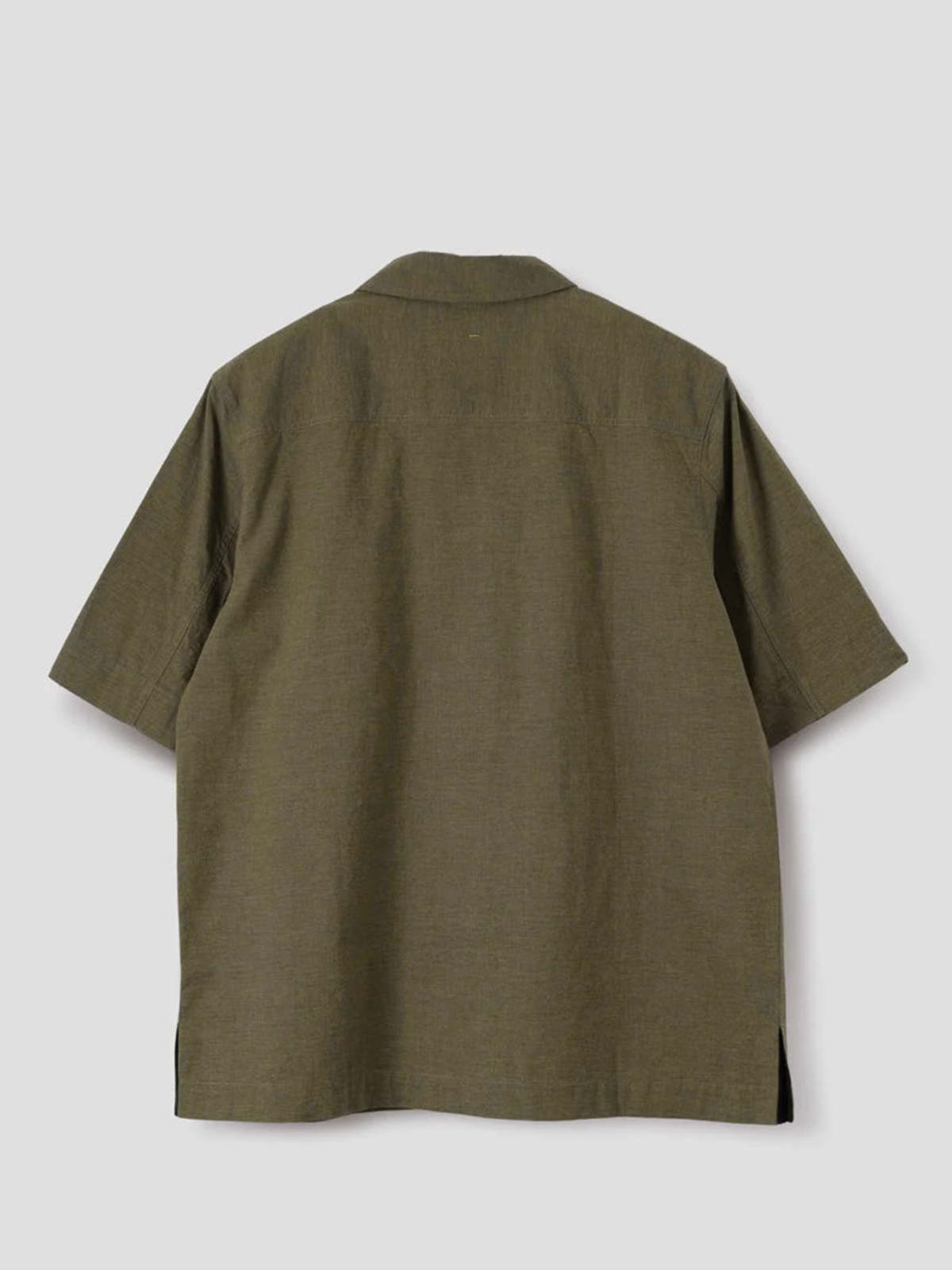 MHL by Margaret Howell PJ Shirt in Dry Cotton Moss - Image 5 of 6