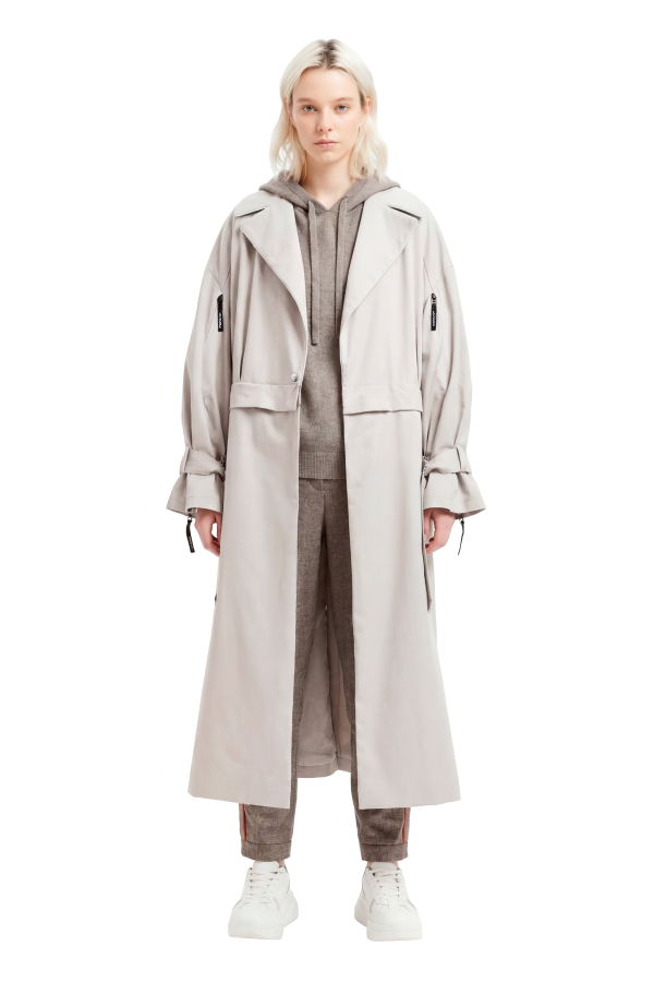 MONOSUIT TRENCH WIND Trench Coat - Beige