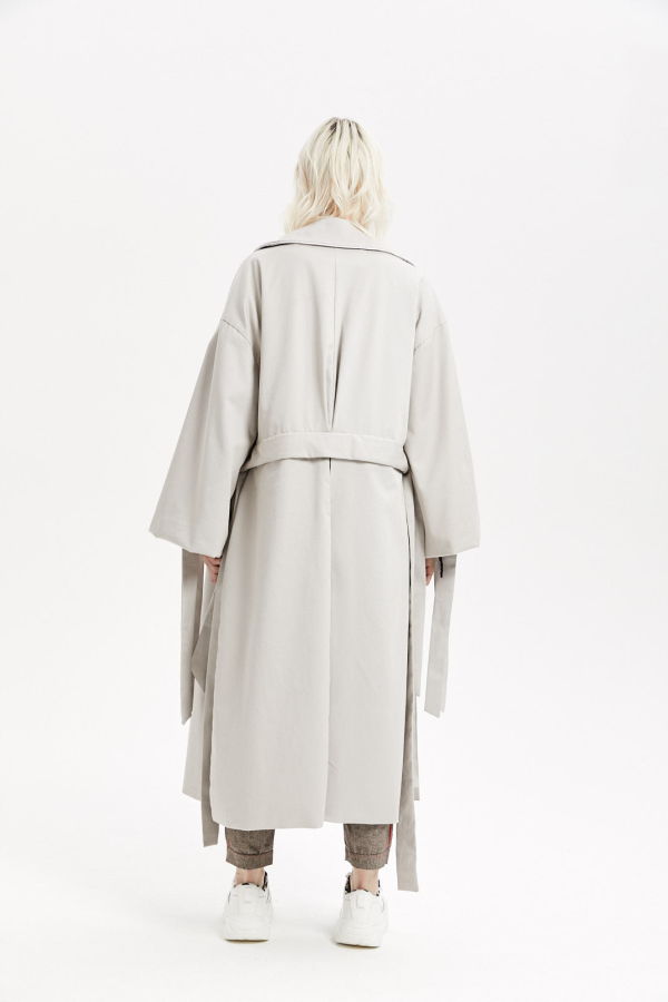 MONOSUIT TRENCH WIND Trench Coat - Beige