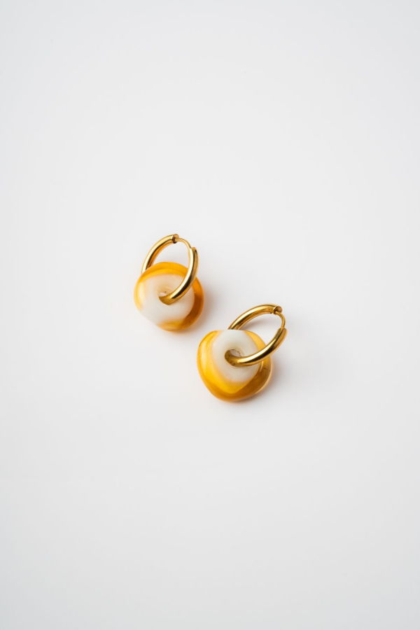 Suplais Amber Double Donut Earrings