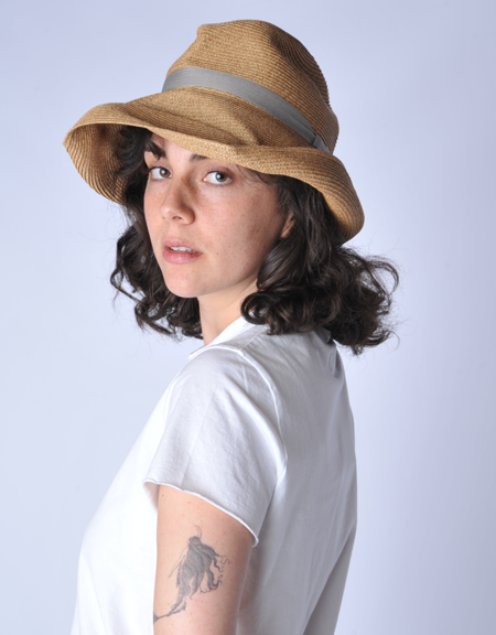 Janessa Leone Martina Straw Hat - Black | Garmentory display picture 1