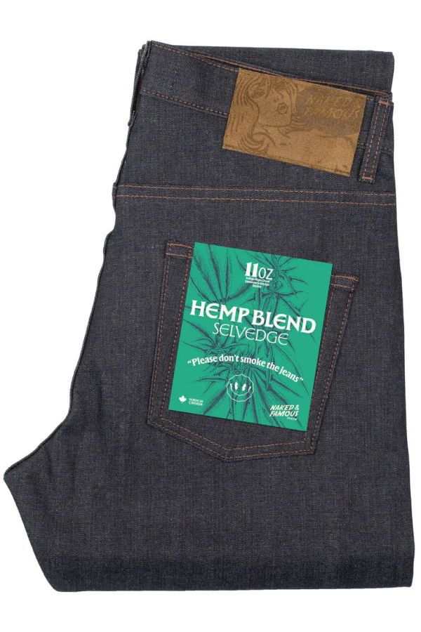 Naked & Famous Easy Guy Hemp Blend Jeans - Indigo