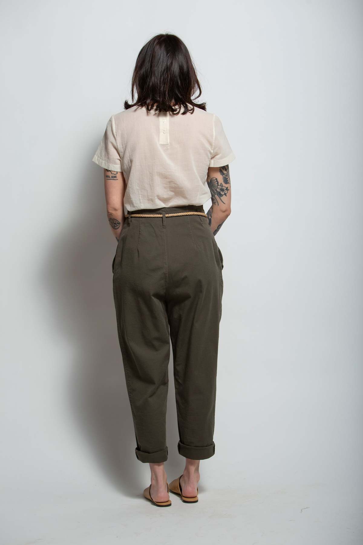 Vintage Trousers - Green - Image 2 of 11