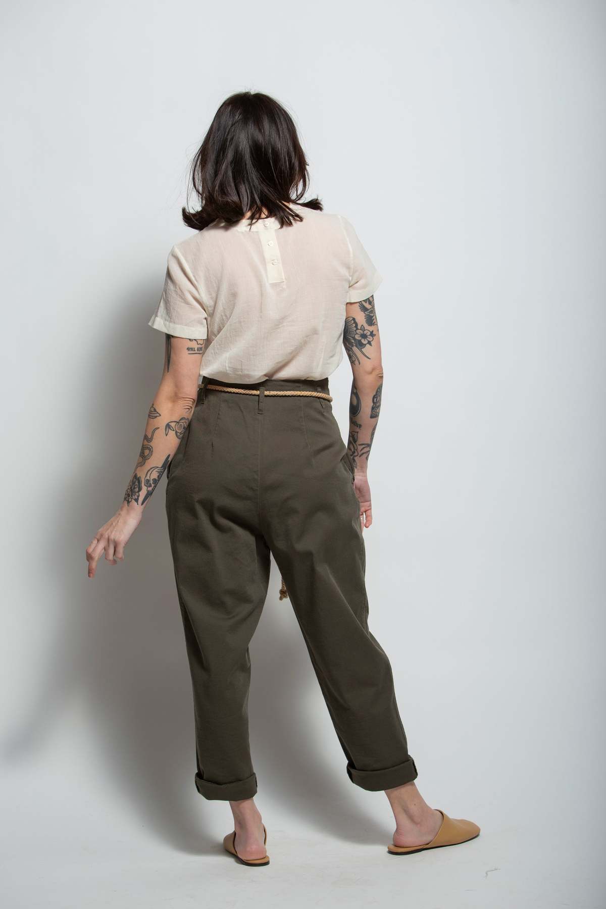 Vintage Trousers - Green - Image 3 of 11