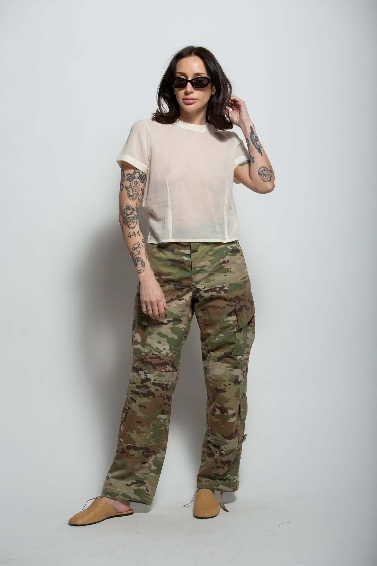 Vintage Military Pants - Camo - Image 3 of 13