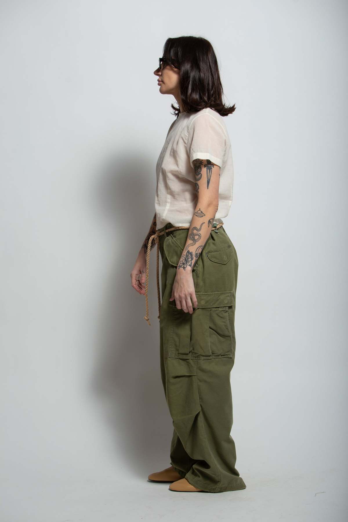 Vintage Military Cargo Pants - Image 4 of 7