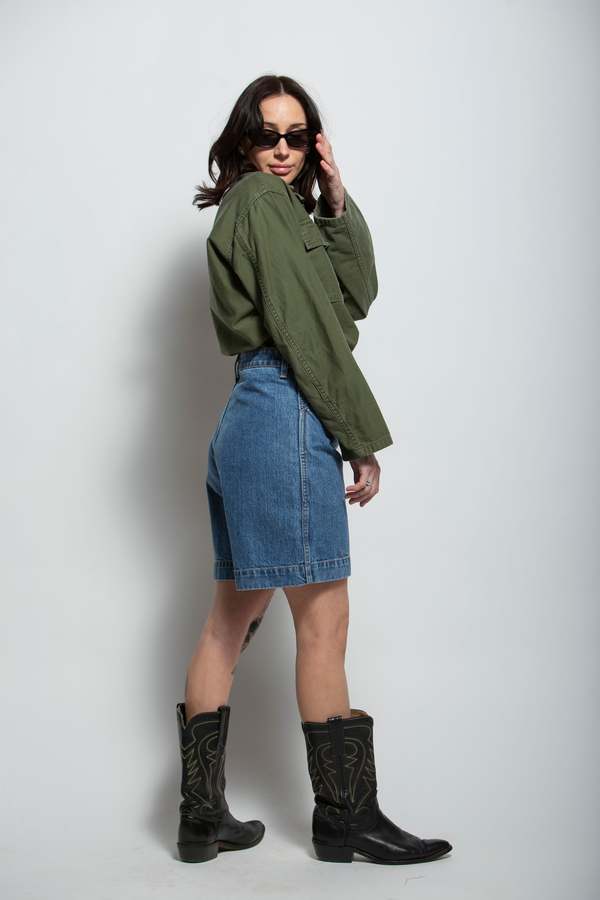 Vintage OG 107 Military Button Up Top