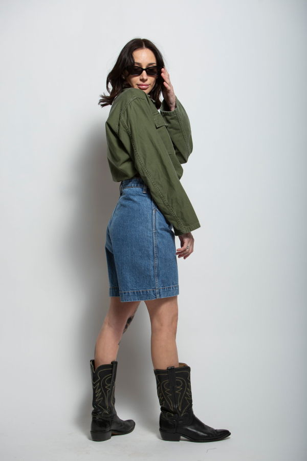 Vintage OG 107 Military Button Up Top