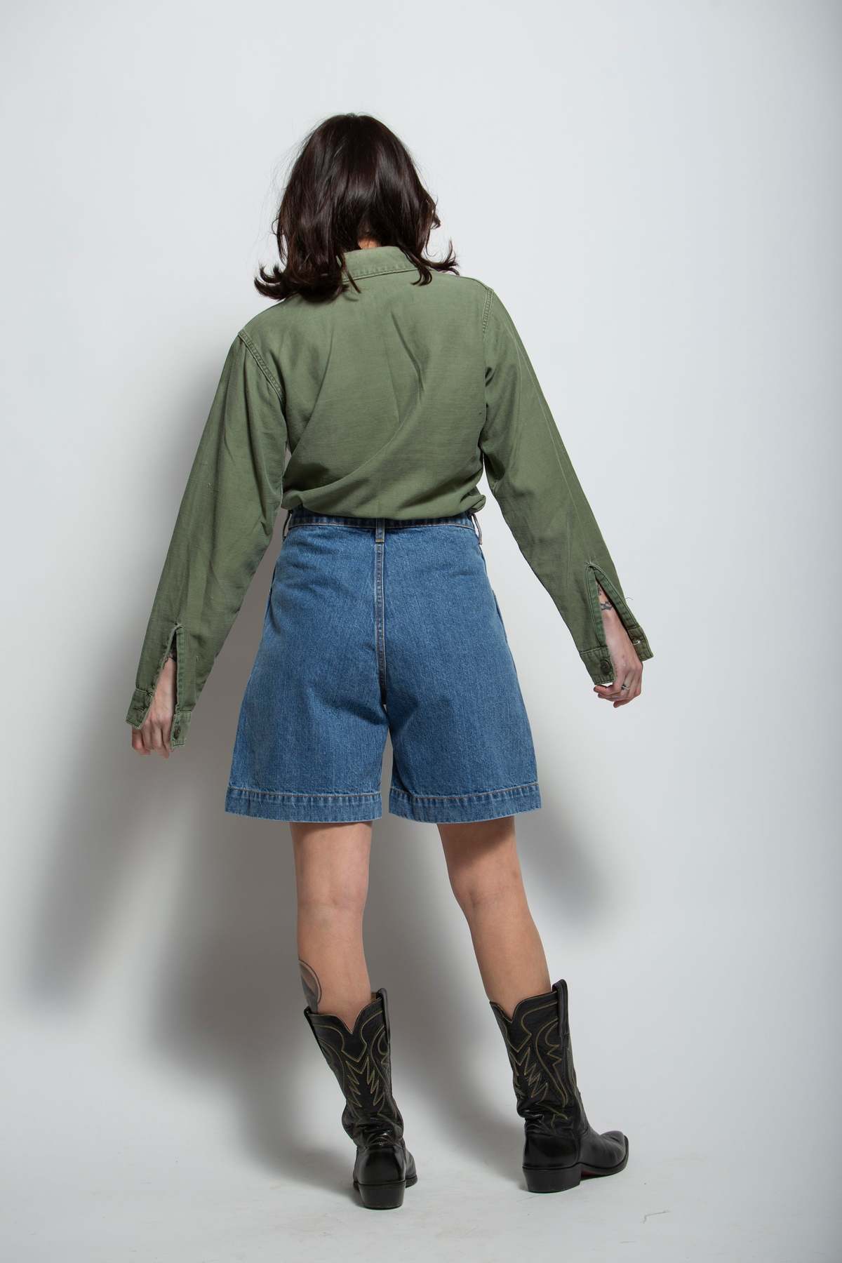 Vintage OG 107 Military Button Up Shirt - Image 6 of 12