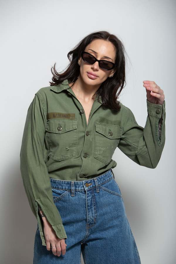 Vintage OG 107 Military Button Up Shirt