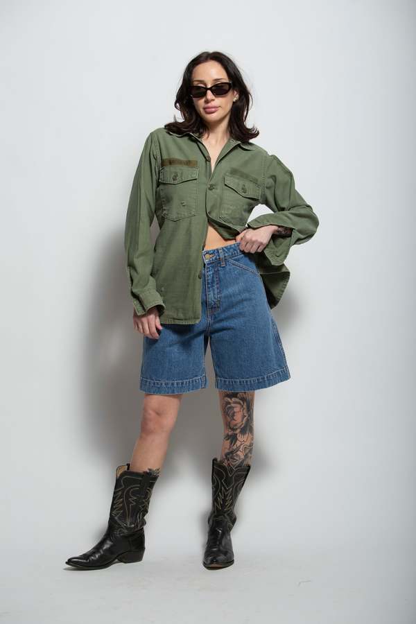 Vintage OG 107 Military Button Up Shirt