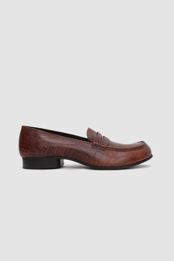 Phileo 079 Mocassin Crocodile Loafers