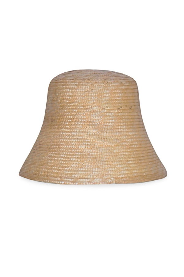 London Atelier Byproduct Raffia Lamp Bucket Hat