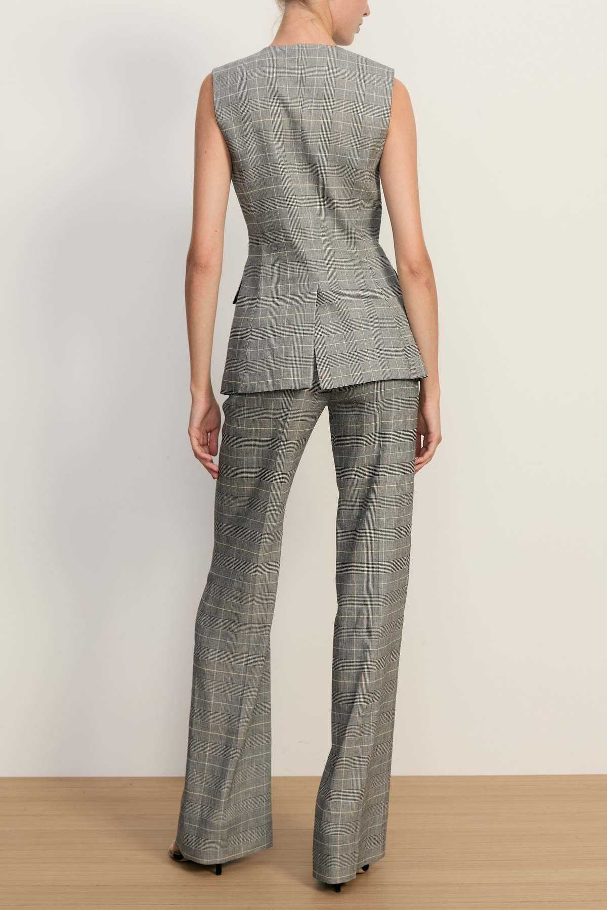 Veronica Beard Lois Vest - Black Multi - Image 4 of 5