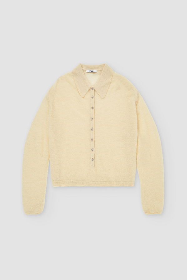 Rus Bikou Top Sweater - Butter