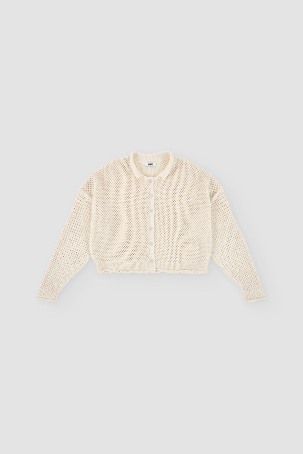 Rus Kodama Cardigan - Chalk