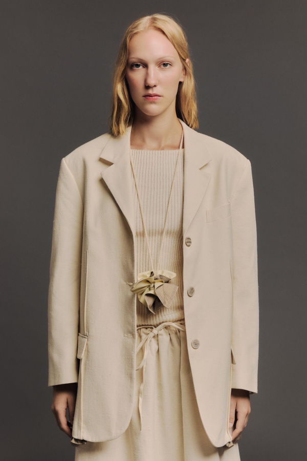 Rus Telon Tailored Jacket - Chalk