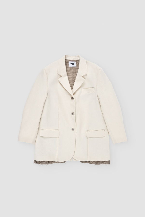 Rus Telon Tailored Jacket - Chalk