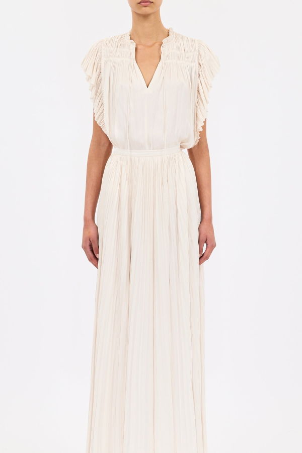 Ulla Johnson Agosta Flutter Sleeve Top