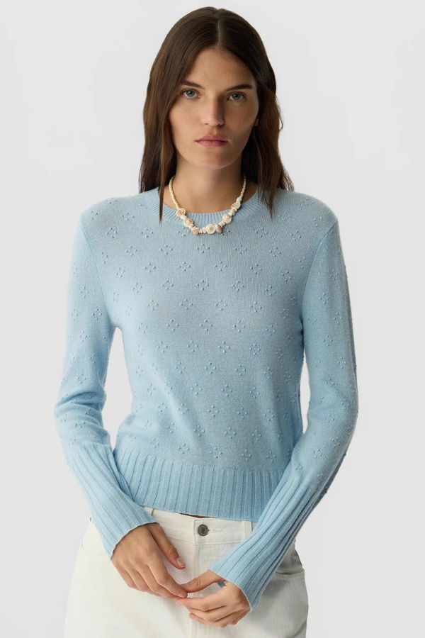 Guest in Residence Compass Shrunken Crew Sweater