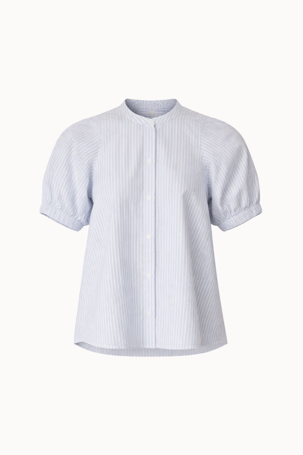 Fabiana Pigna Calun Blouse Top - Blue Stripe