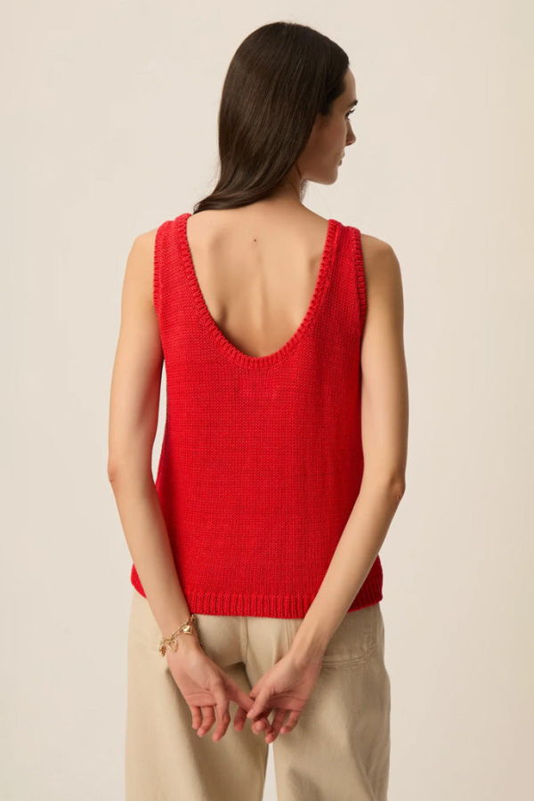 Des Petits Hauts Carlota Knitted Tank Top