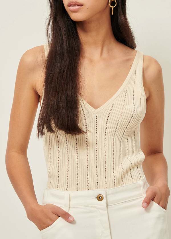 Sessun Attita Ribbed Tank Top Sessun Attita Ribbed Tank Top