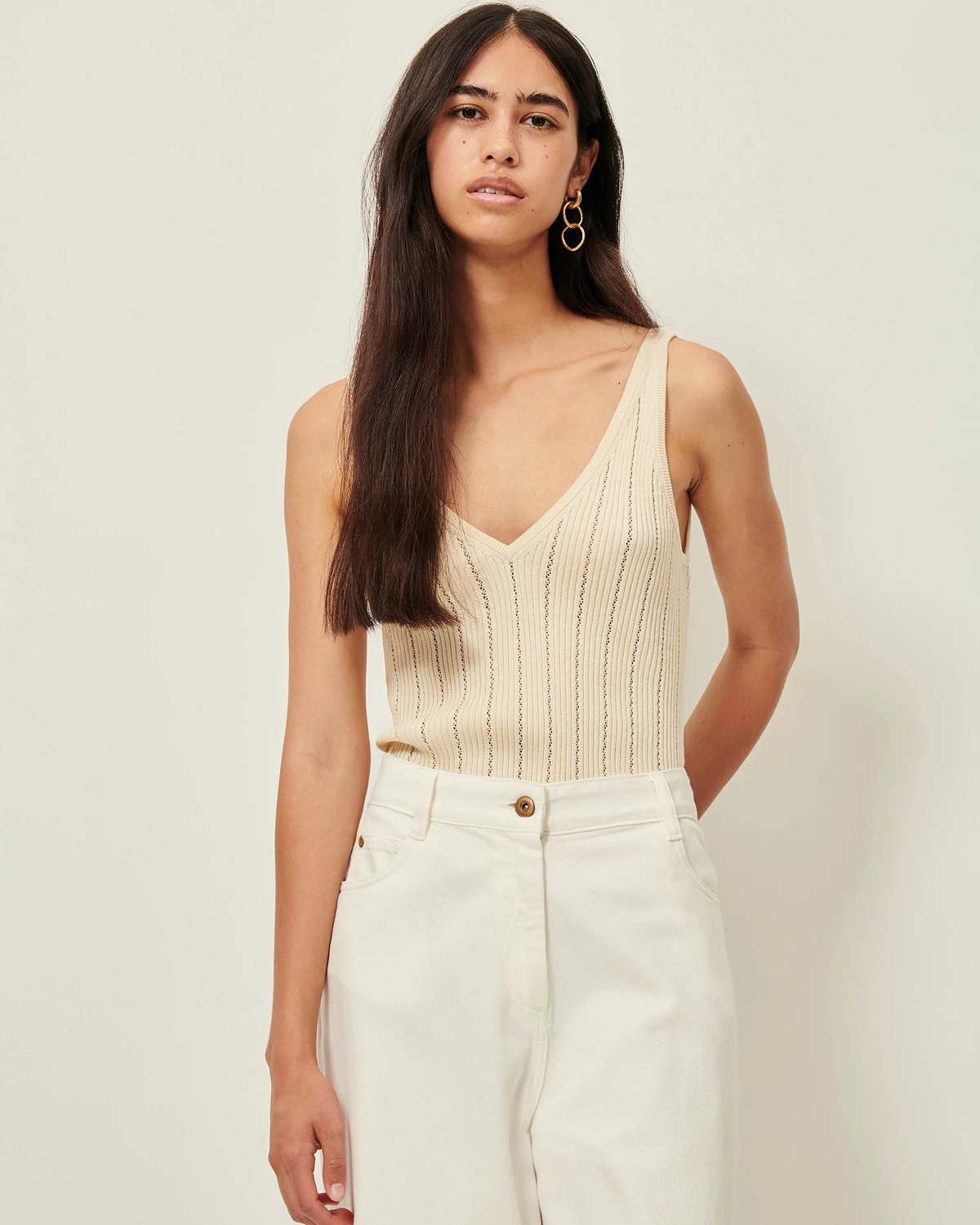 Sessun Attita Ribbed Tank Top - Image 3 of 4