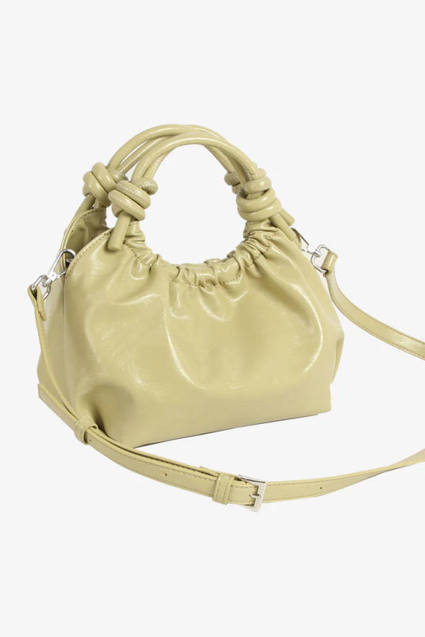 HVISK Jolly Glossy Structure Bag - Matcha Green