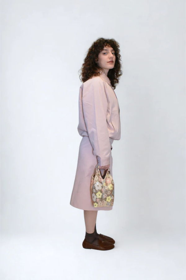 HVISK Luma Sequin Bag - Pastel Bloom