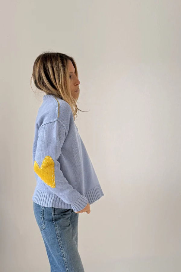 Kerri Rosenthal Frenchy Cotton V-Neck Sweater